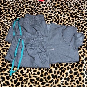 FIGS "technical collection" jogger scrubs and top. Size M. Lightly used.